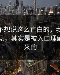 我本来不想说这么直白的，我对91在线的偏见，其实是被入口理解放大出来的